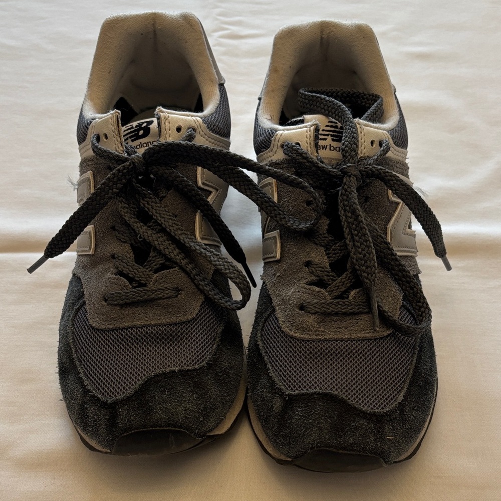 New Balance Gray and White Women's Sneakers